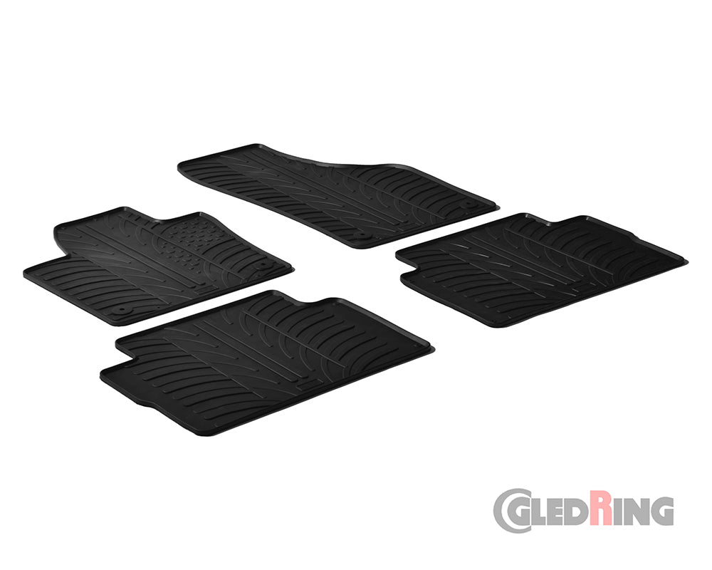 Rubber Car Mats Volkswagen Sharan 5-door (2010–) - GledRing