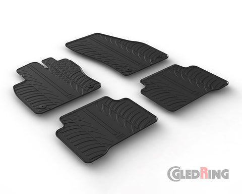 Tapetes de Borracha Volkswagen Touran (2015–) Manual - GledRing