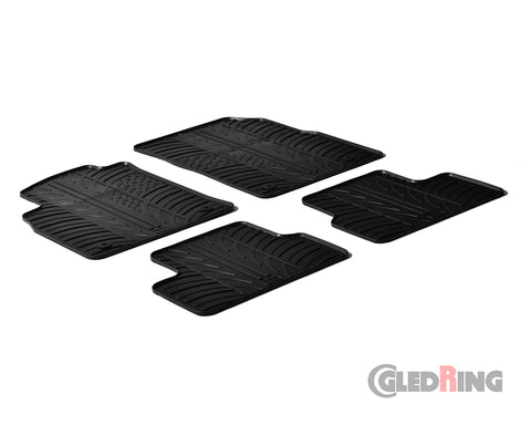 Alfombrillas de goma Opel Astra J (2009–2015) - GledRing