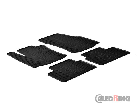 Gummifußmatten Opel Meriva B 5-türig (2010–) - GledRing