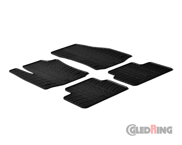 Tapetes de Borracha Opel Meriva B 5 portas (2010–) - GledRing