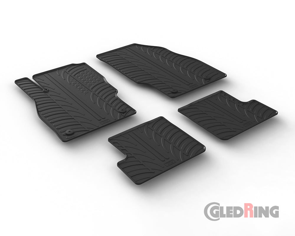 Rubber Car Mats Opel Adam 3-door (2013–) - GledRing
