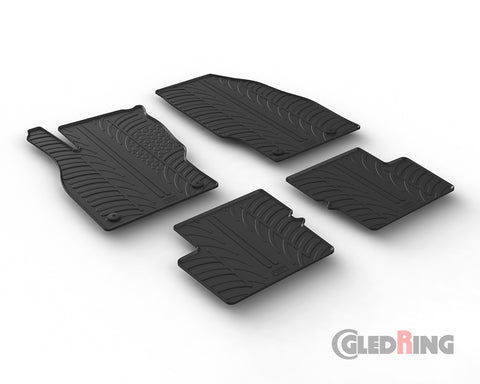 Alfombrillas de goma Opel Corsa E 5 puertas (2014–2019) - GledRing