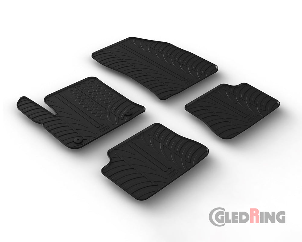 Rubber Car Mats Peugeot e-208 (2020–) Electric - GledRing