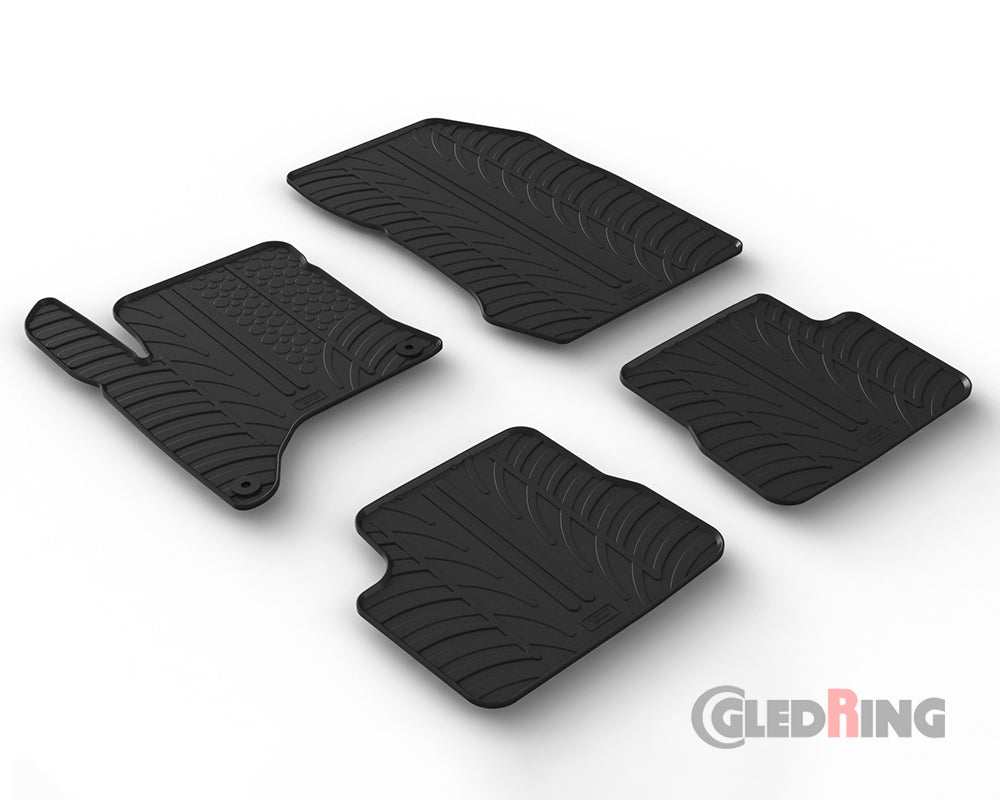 Rubber Car Mats Opel Corsa F (2024–) Mild Hybrid, Automatic - GledRing