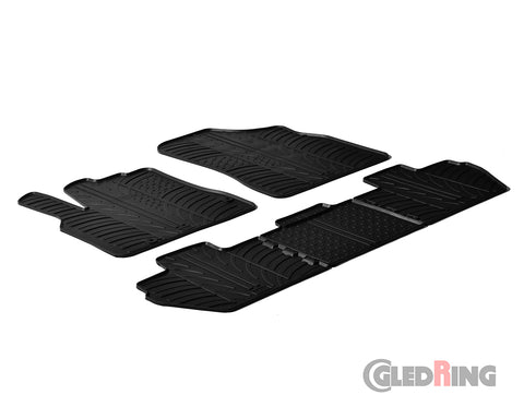 Alfombrillas de goma Peugeot Partner (2008–2018) - GledRing