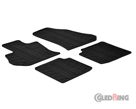 Rubber Car Mats Fiat 500L (2012–2017) - GledRing