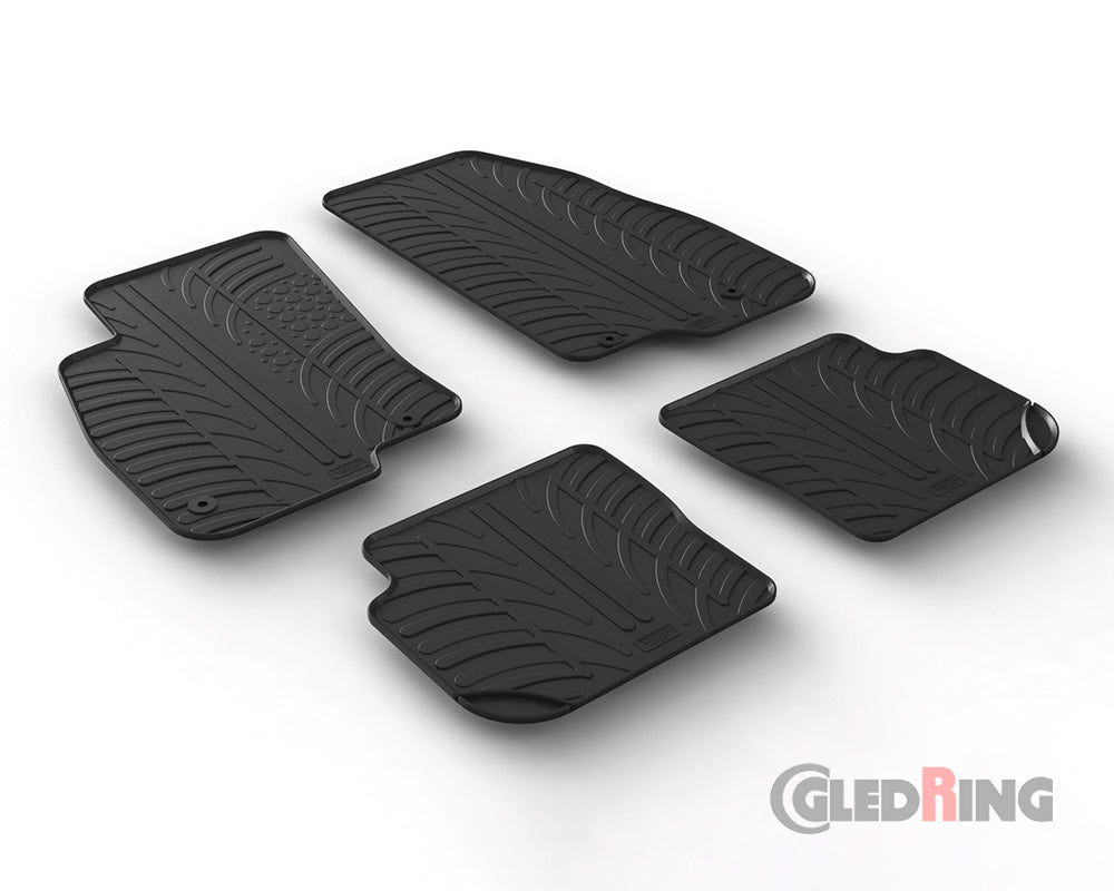 Rubber Car Mats Fiat Punto (2014–) - GledRing