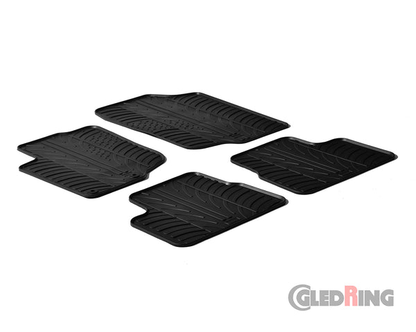 Alfombrillas de goma Peugeot 207 (2006–2012) - GledRing