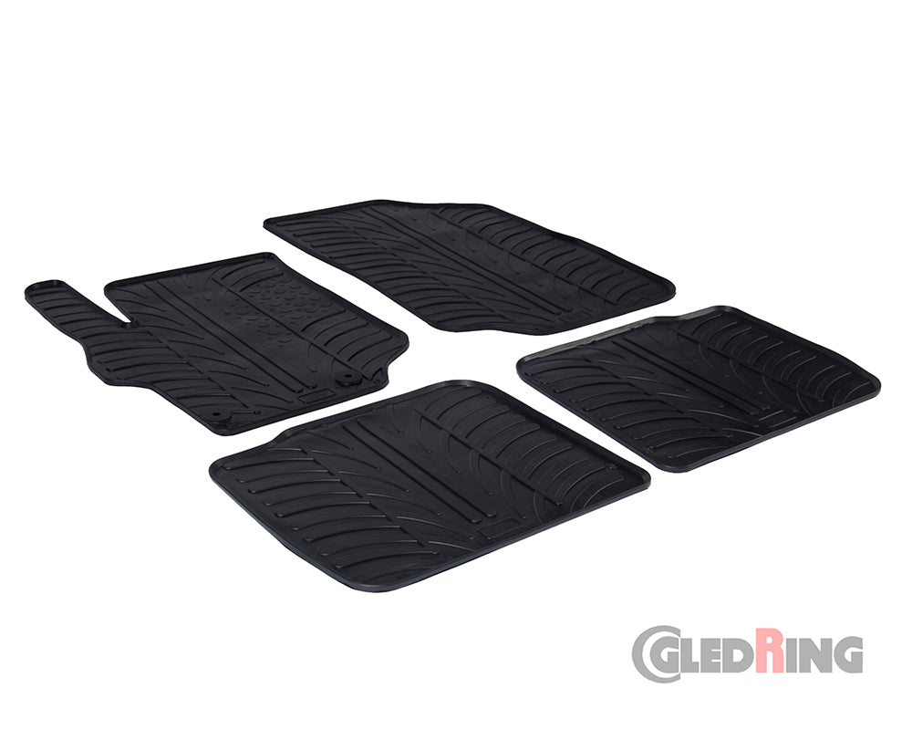 Rubber Car Mats Citroen C-Elysee 4-door (2012–) - GledRing