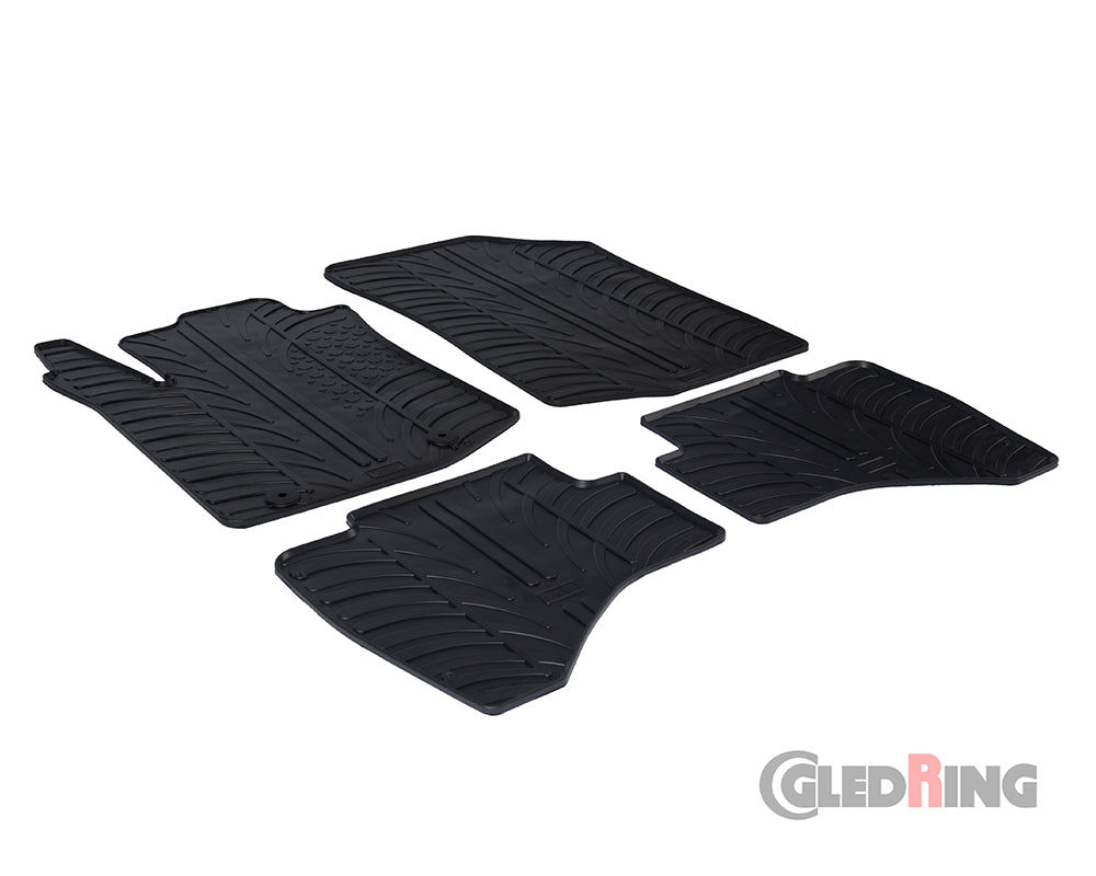 Rubber Car Mats Peugeot 108 (2014–) - GledRing