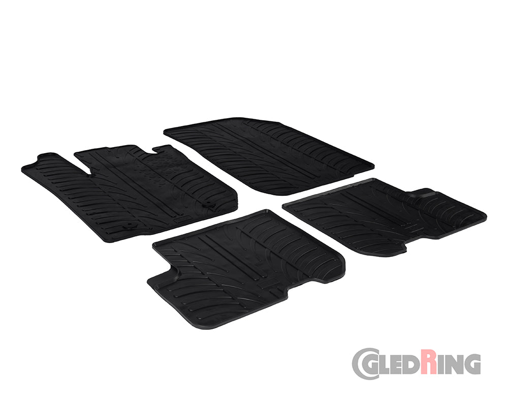 Rubber Car Mats Dacia Sandero 5-door (2012–2020) Manual - GledRing