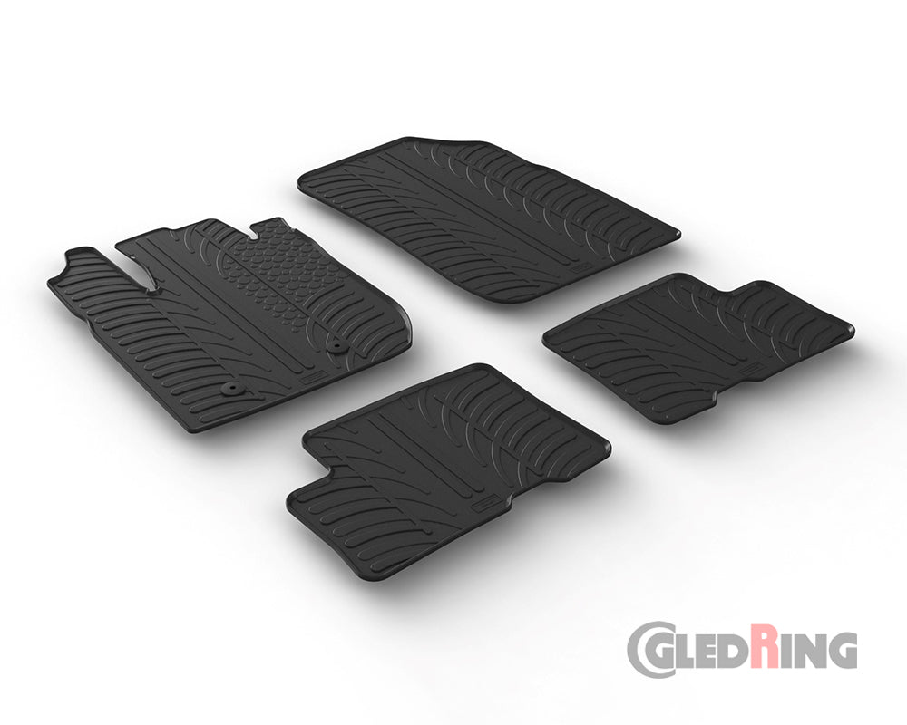 Rubber Car Mats Dacia Duster (2018–) Manual - GledRing