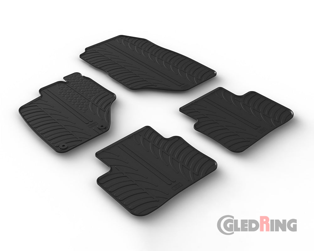 Rubber Car Mats Peugeot 5008 SUV (2024–) Hybrid, Automatic - GledRing