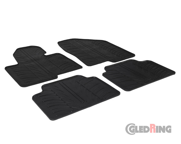 Gummifußmatten Hyundai Santa Fe (2012–2018) - GledRing