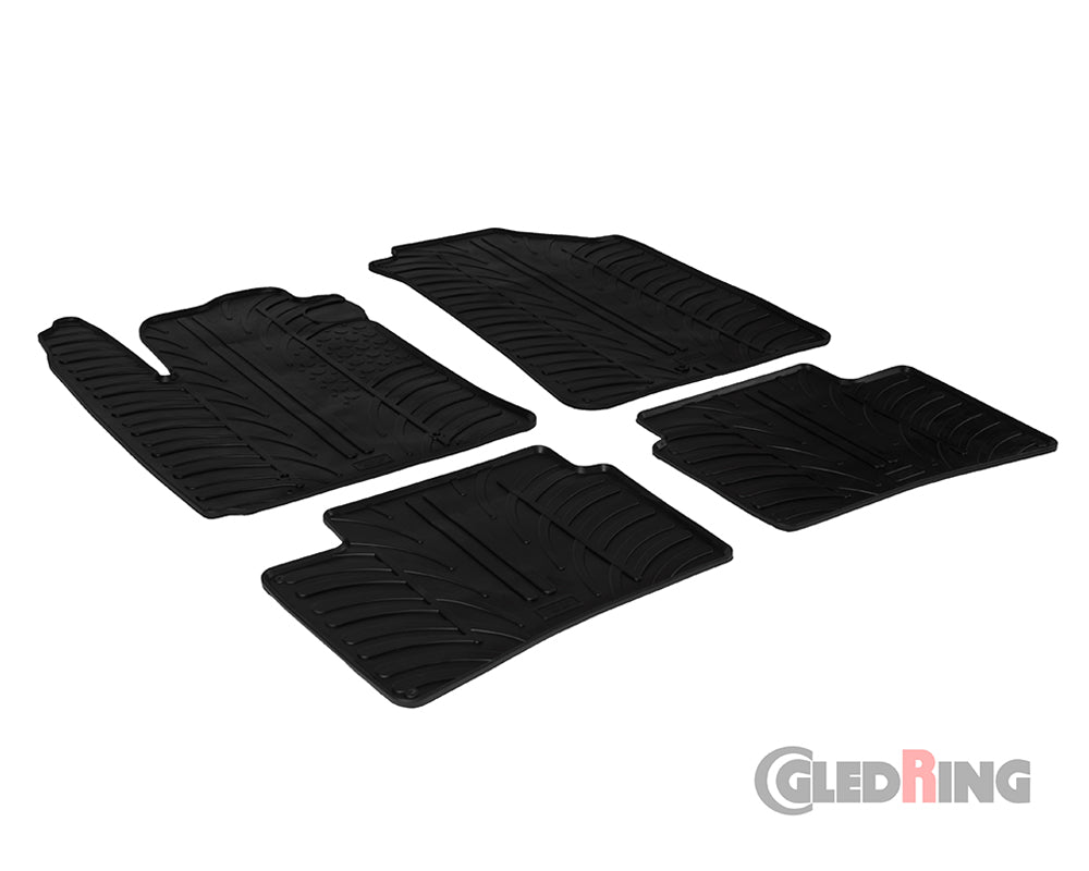 Rubber Car Mats Hyundai i10 (2014–2020) - GledRing