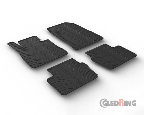 Alfombrillas de goma Mazda 2 (2014–) - GledRing