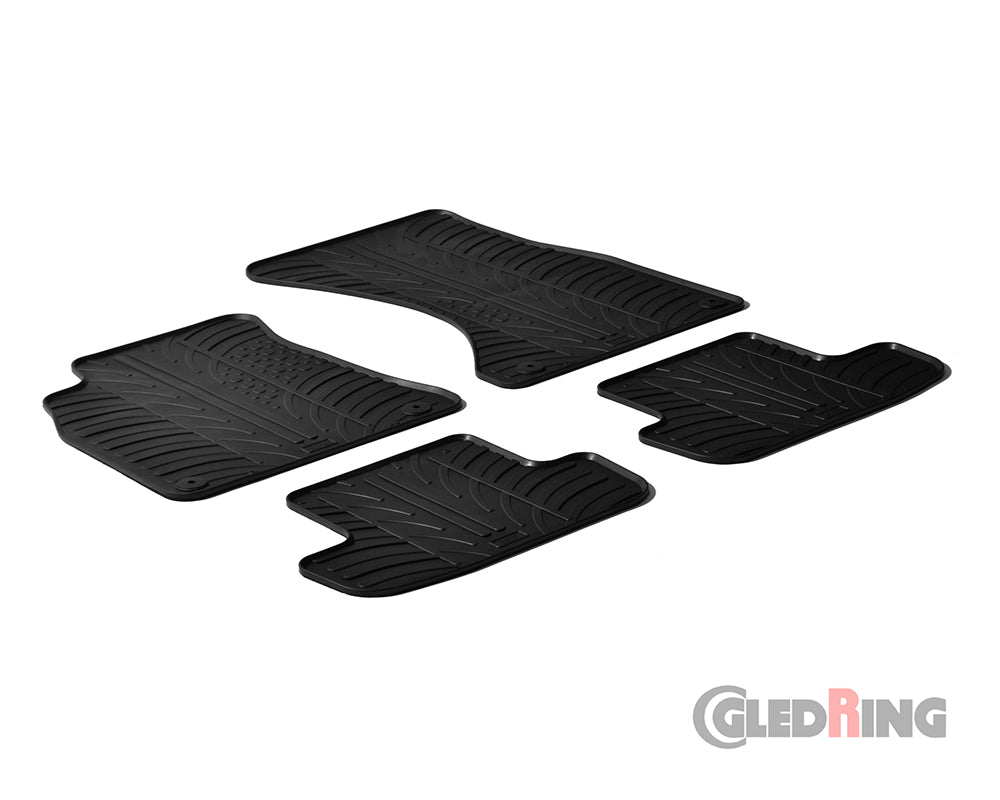 Rubber Car Mats Audi A4 B8 (2007–2015) - GledRing