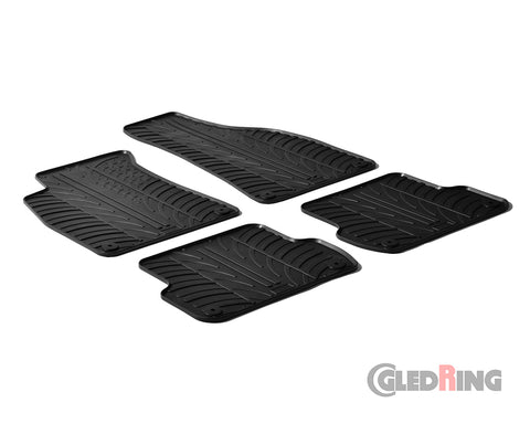 Alfombrillas de goma Seat Exeo 3R (2009–) - GledRing