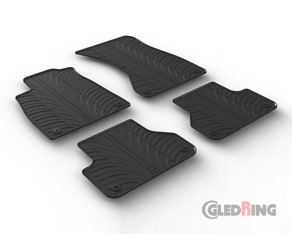 Rubber Car Mats Audi A4 B9 Avant & Saloon (2015–) - GledRing