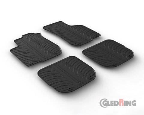 Tapetes de Borracha Audi A3 8L (1998–2004) Manual - GledRing