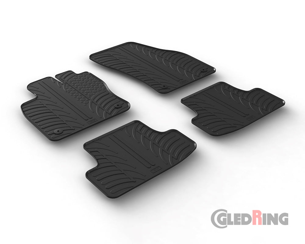 Rubber Car Mats Audi Q2 GA 5-door (2016–) - GledRing