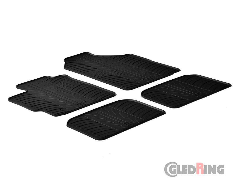 Rubber Car Mats Toyota Yaris (2006–2011) - GledRing