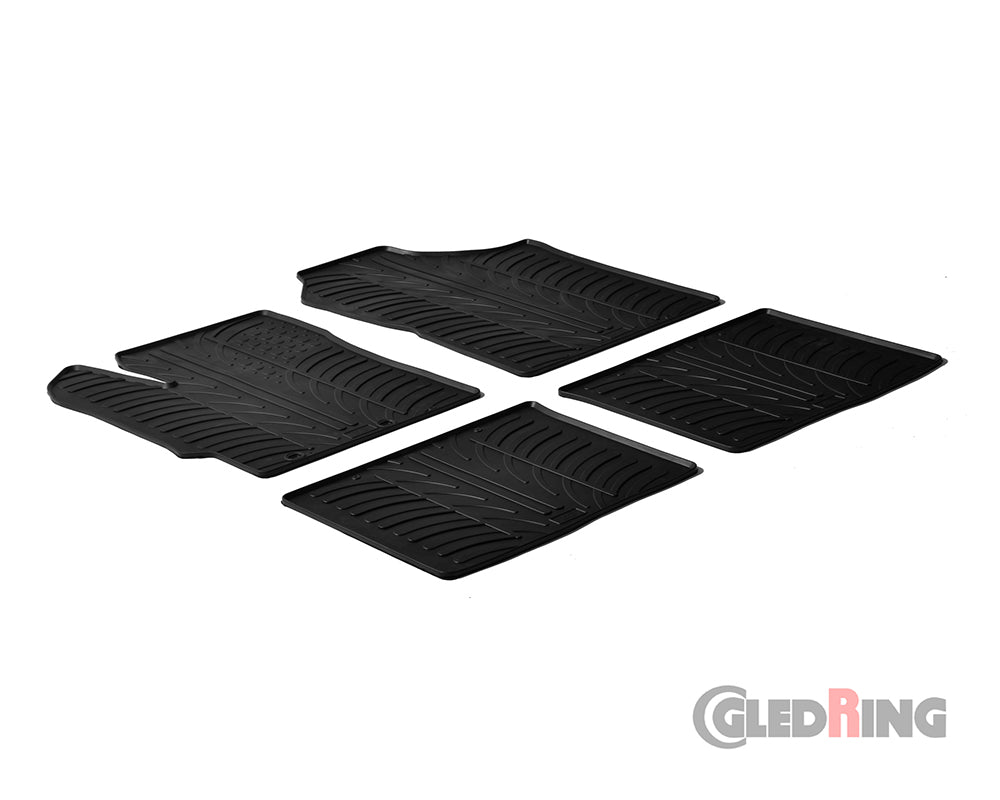 Rubber Car Mats Toyota Yaris 5-door (2011–2020) - GledRing