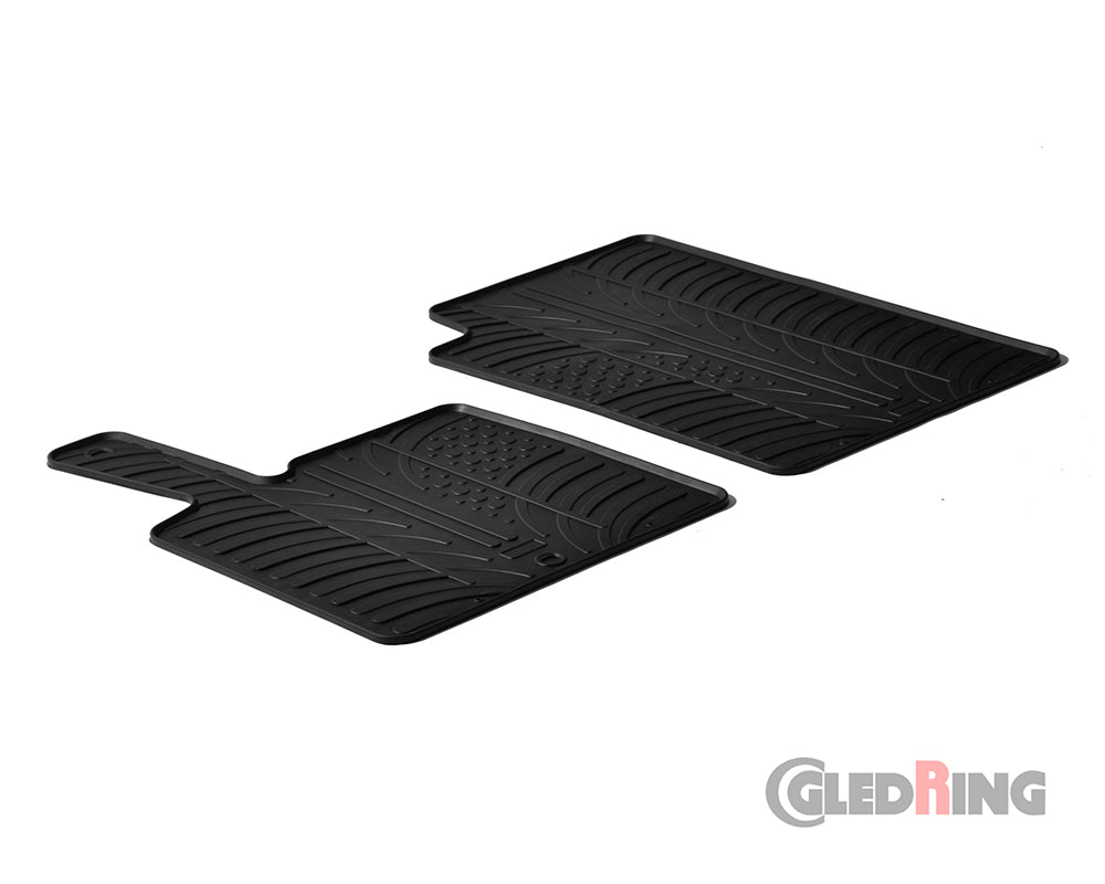 Rubber Car Mats Smart Fortwo 451 (2006–2014) - GledRing
