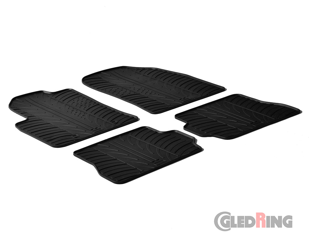 Rubber Car Mats Ford Fiesta MK6 (2002–2007) - GledRing
