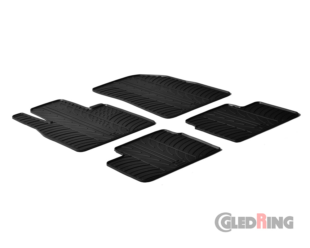 Rubber Car Mats Nissan Micra 5-door (2011–2017) - GledRing