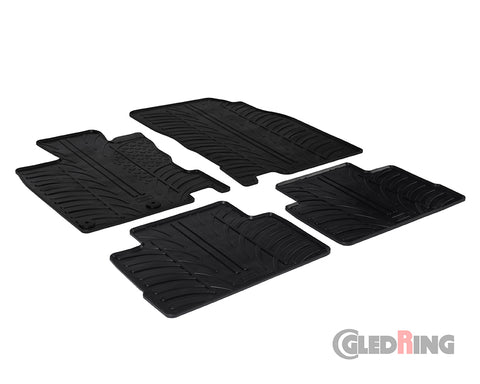 Alfombrillas de goma Nissan Qashqai (2014–2021) - GledRing