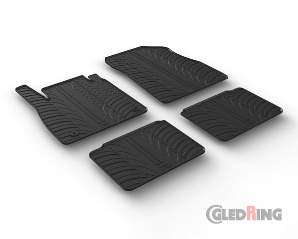 Rubber Car Mats Nissan Micra (2017–) - GledRing