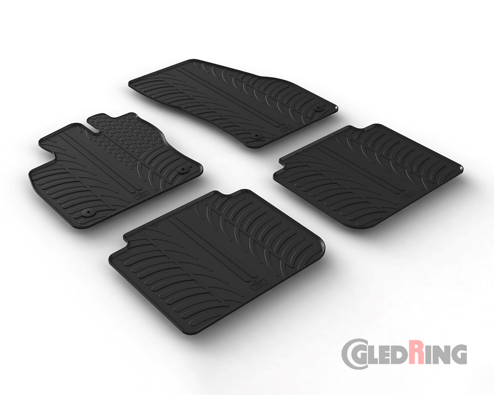 Rubber Car Mats Seat Tarraco KN2 (2018–) - GledRing