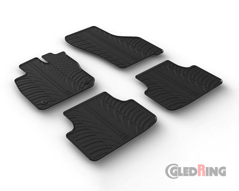 Alfombrillas de goma Cupra Leon hatchback y familiar (2020–) - GledRing