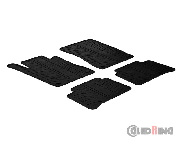 Rubber Car Mats Mercedes-Benz E-Class W211 (2003–2008) - GledRing
