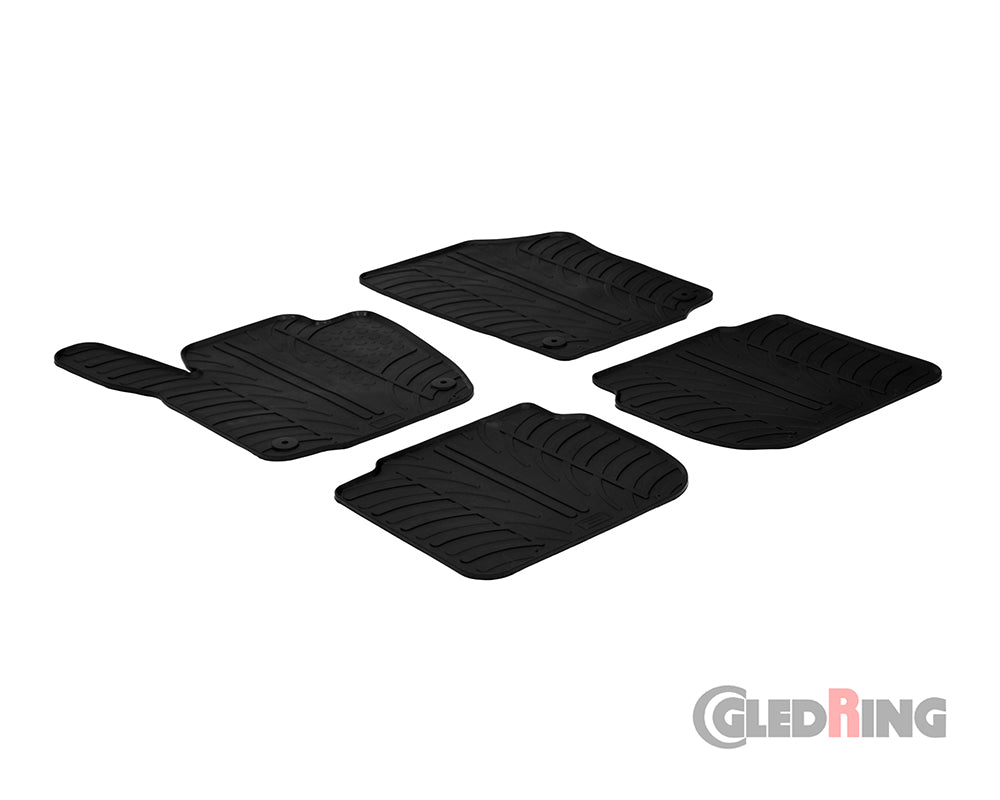 Rubber Car Mats Seat Toledo KG3 (2013–) - GledRing