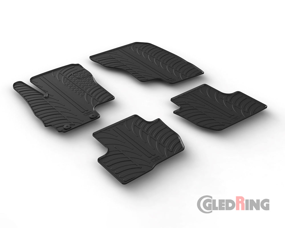 Rubber Car Mats Mitsubishi Outlander (2013–) Plug-in Hybrid - GledRing