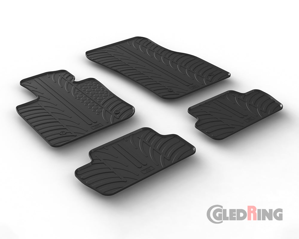Rubber Car Mats Mini Cooper F56 3-door (2014–) Manual - GledRing
