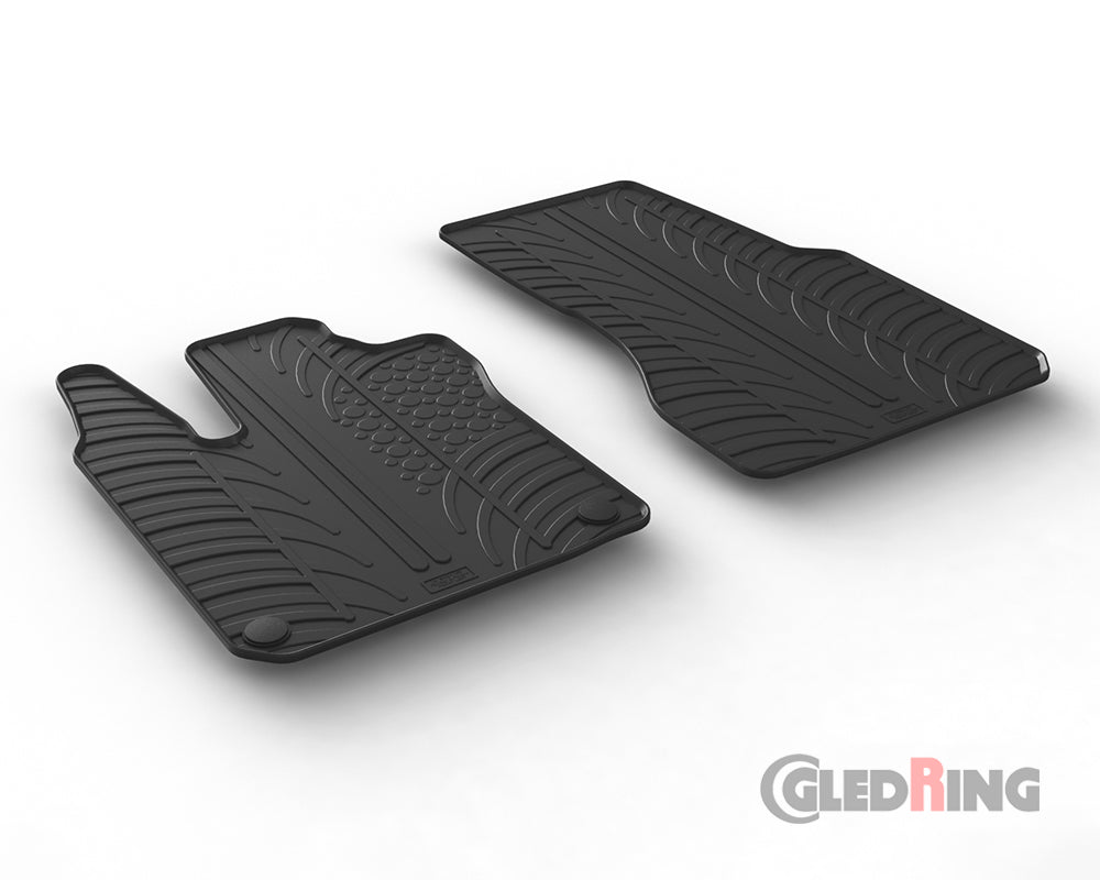 Rubber Car Mats Smart Fortwo 453 (2014–) - GledRing