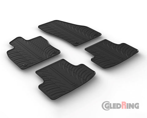 Rubber Car Mats Skoda Karoq (2017–) - GledRing