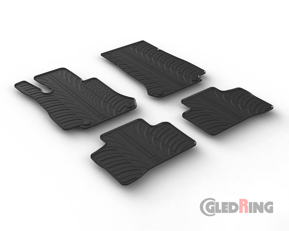 Rubber Car Mats Mercedes-Benz GLC Coupe C253 (2015–) - GledRing