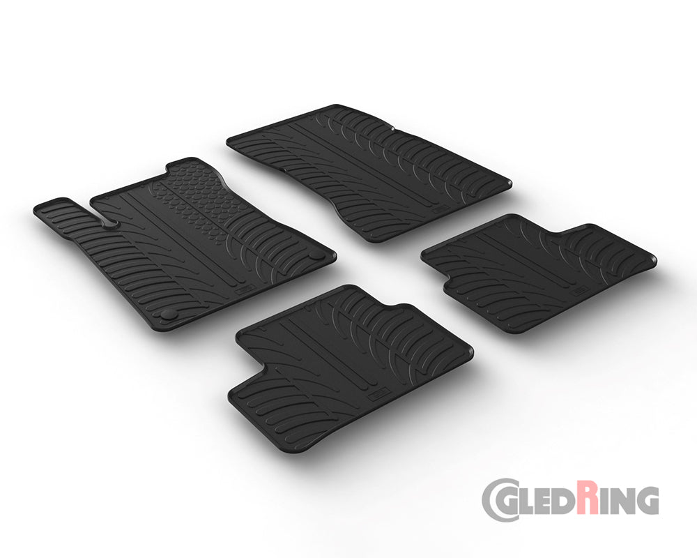 Rubber Car Mats Mercedes-Benz A-Class W177 Hatchback (2018–) - GledRing