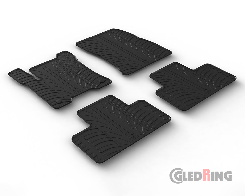 Rubber Car Mats Mercedes-Benz EQB X243 SUV (2022–) Electric - GledRing