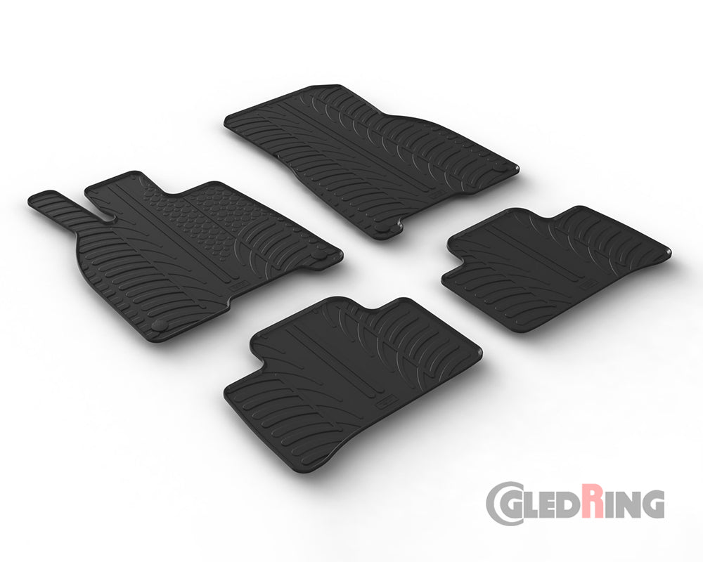 Rubber Car Mats Mercedes-Benz EQE (2022–) Electric - GledRing