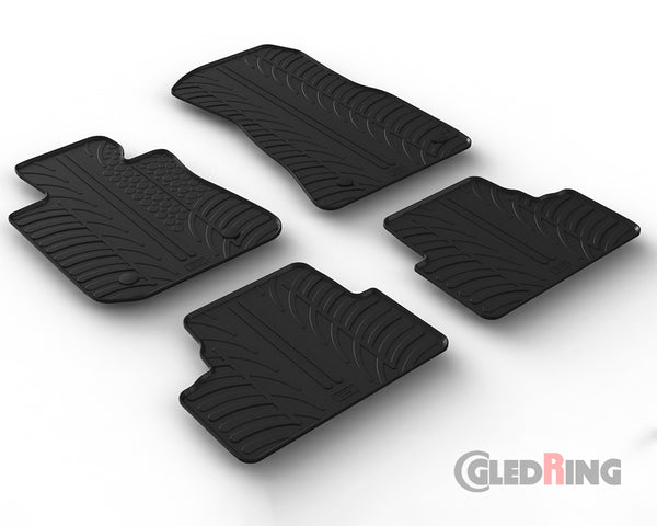 Alfombrillas de goma BMW i4 G26 Gran Coupe (2021–) eléctrico - GledRing