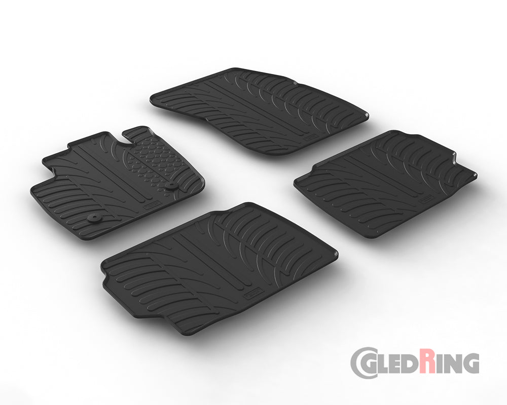 Rubber Car Mats Ford Mondeo MK5 (2015–) - GledRing