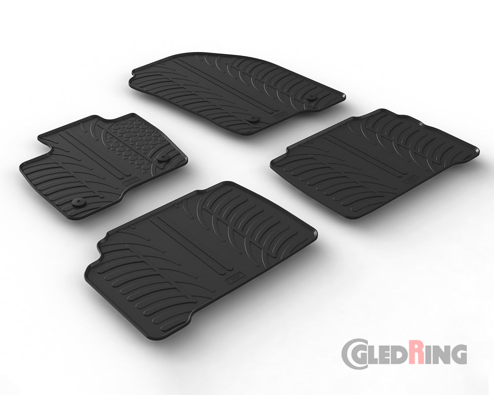 Rubber Car Mats Ford Galaxy MK4 (2015–) - GledRing