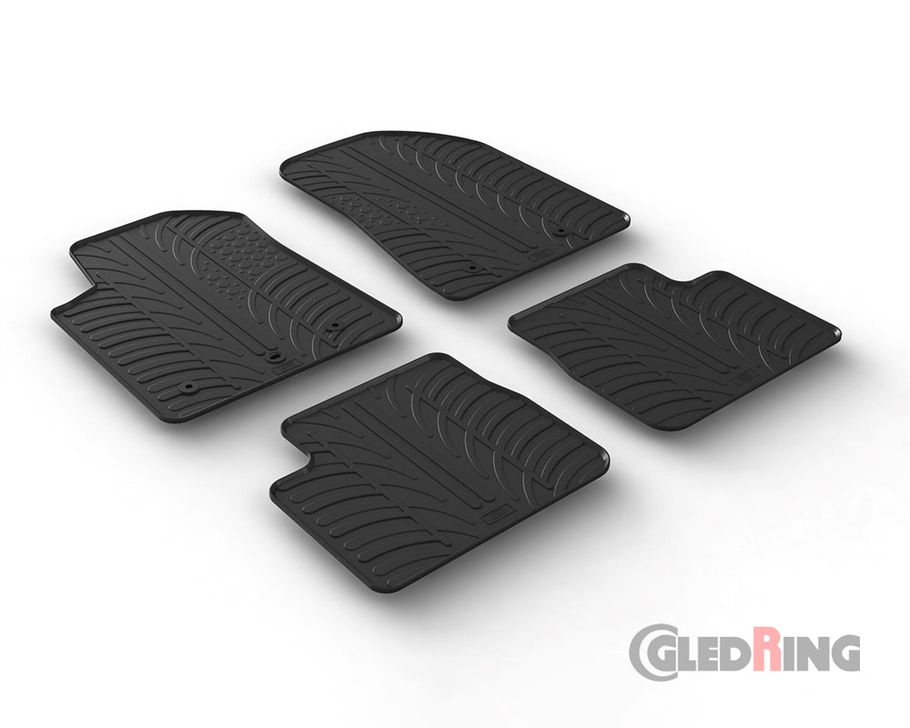 Rubber Car Mats Alfa Romeo Giulietta (2014–) - GledRing