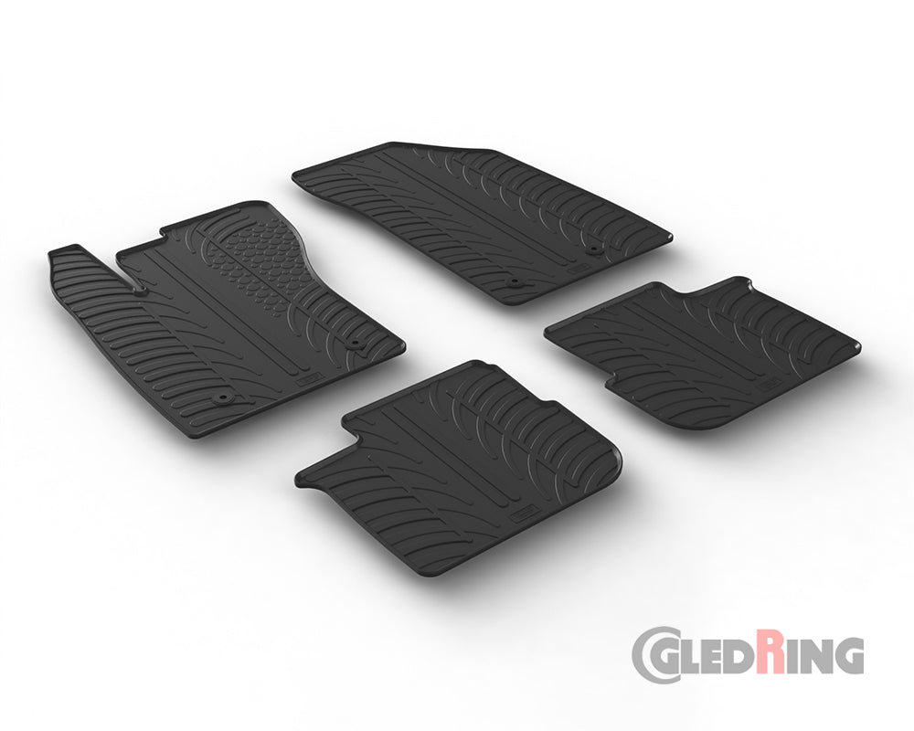 Rubber Car Mats Fiat Tipo Hatchback & Estate (2016–) - GledRing